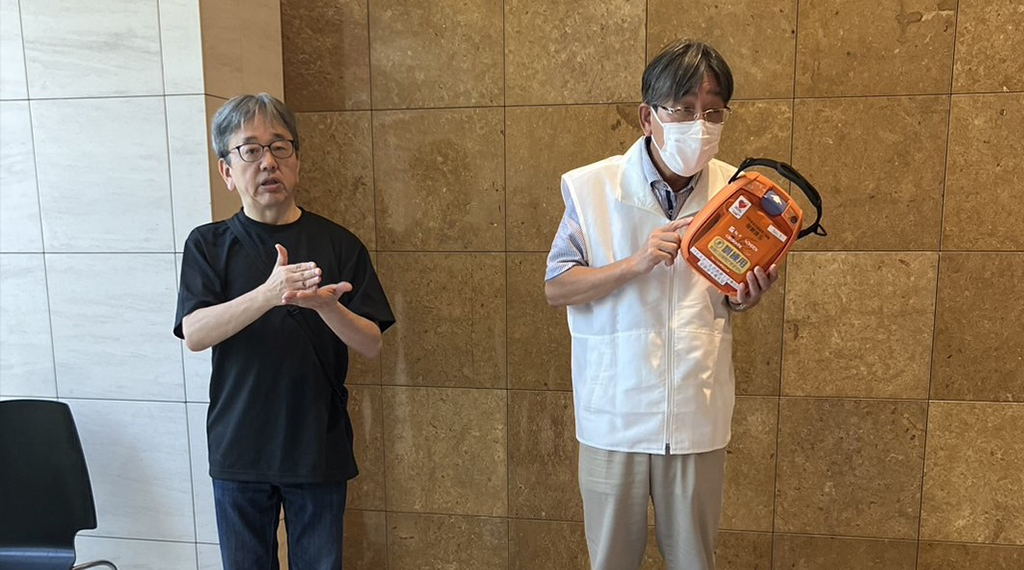 マンションでの防災設備説明会