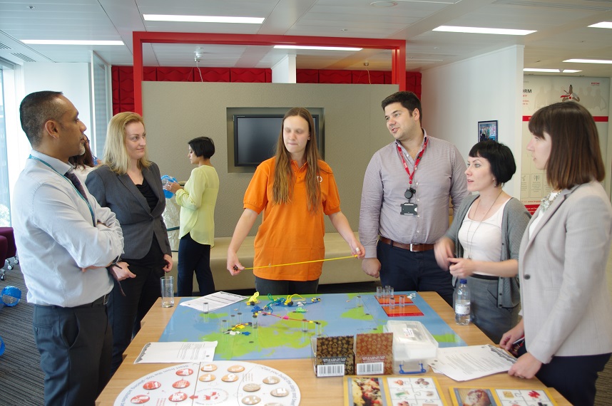 画像：ENERGY WEEK ： RE本社では、環境NGOと協業してEco Interactive Game sessionを開催。