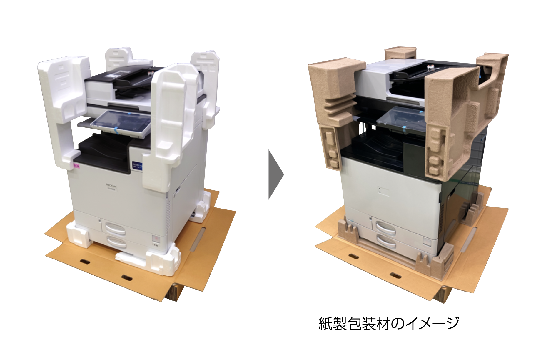 画像：プラスチック包装材の削減