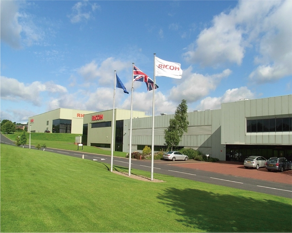 Ricoh Printing Solutions Europe Limited.の建物外観。