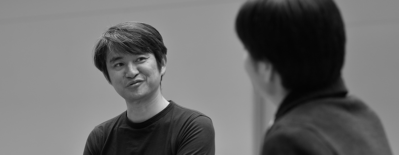 左：メディアデザイナー　水口哲也、右：株式会社リコー　未来技術研究所　研究企画室　戦略推進グループ　増田憲介